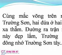 Lời Bài Hát Anh Thơ Trường Sơn Đông Trường Sơn Tây Song Ca